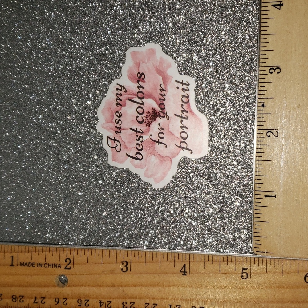 10/$10 Taylor Swift EVERMORE Waterproof Sticker flower portrait - Picture 2 of 7
